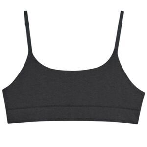 Allbirds Bra Anytime Bralette Womens‎ XS Black Wireless Organic Cotton blend NWT